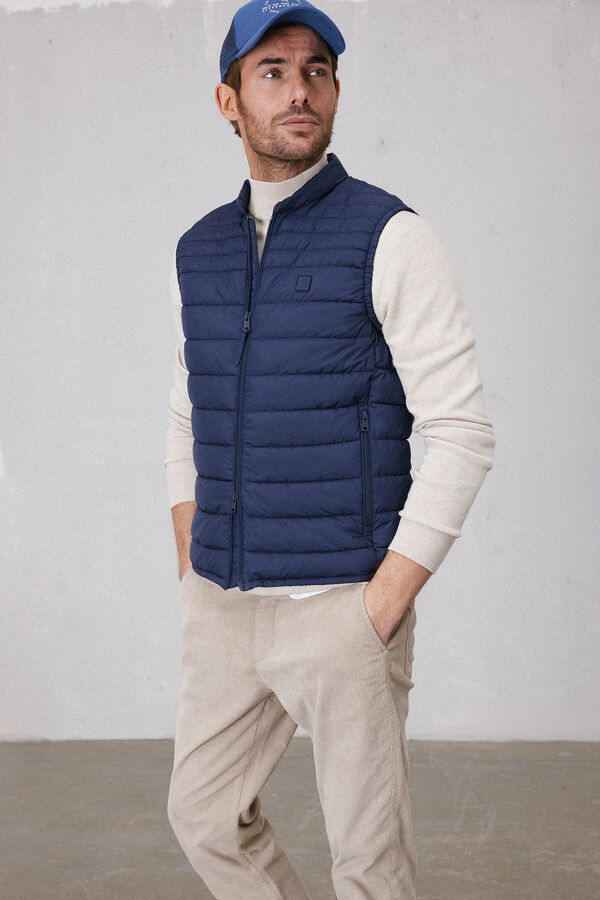 OOTO Colete acolchoado ultraleve Azul