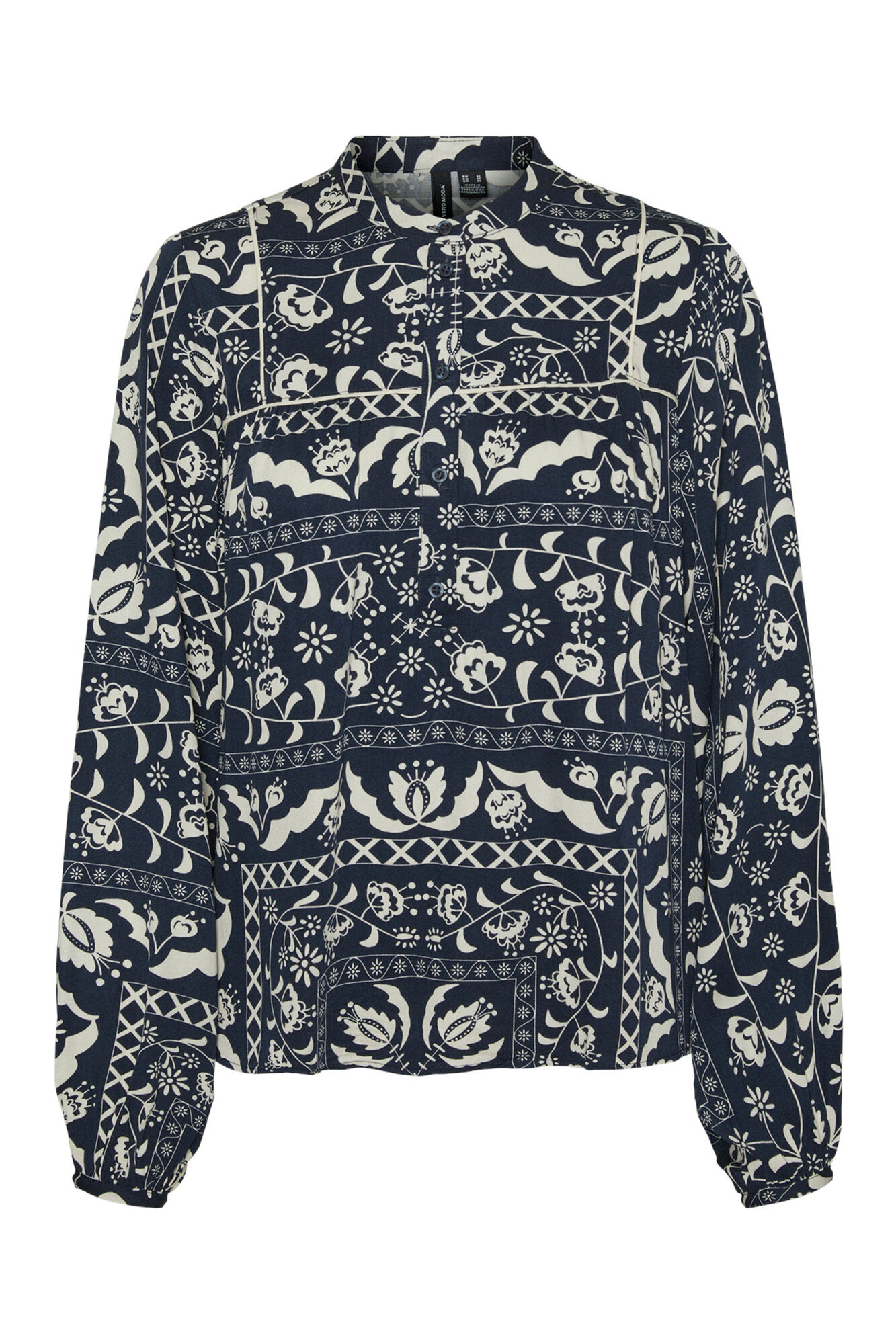 Vero Moda Camisa manga larga cuello mao