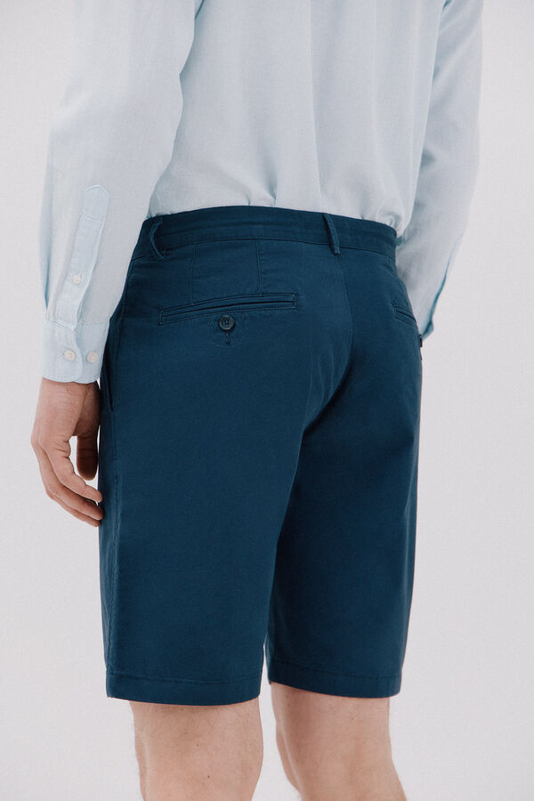 Cortefiel Bermuda chino Azul