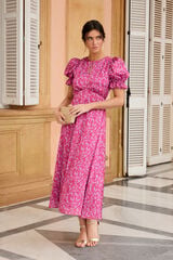Pol&iacute;n Et Moi Vestido estampado Gloria Rosa