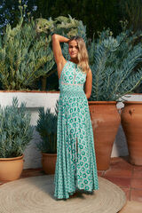 Jaase Vestido largo estampado Endless Summer Turquesa