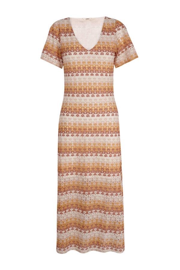 Slowlove Vestido estructura multicolor Multicolor