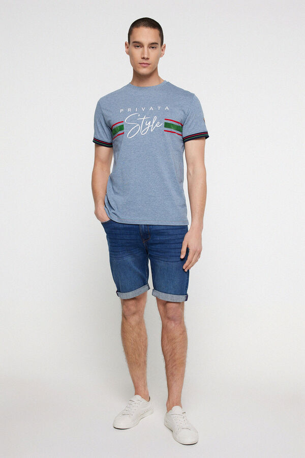 Privata Camiseta manga corta "style" Azul