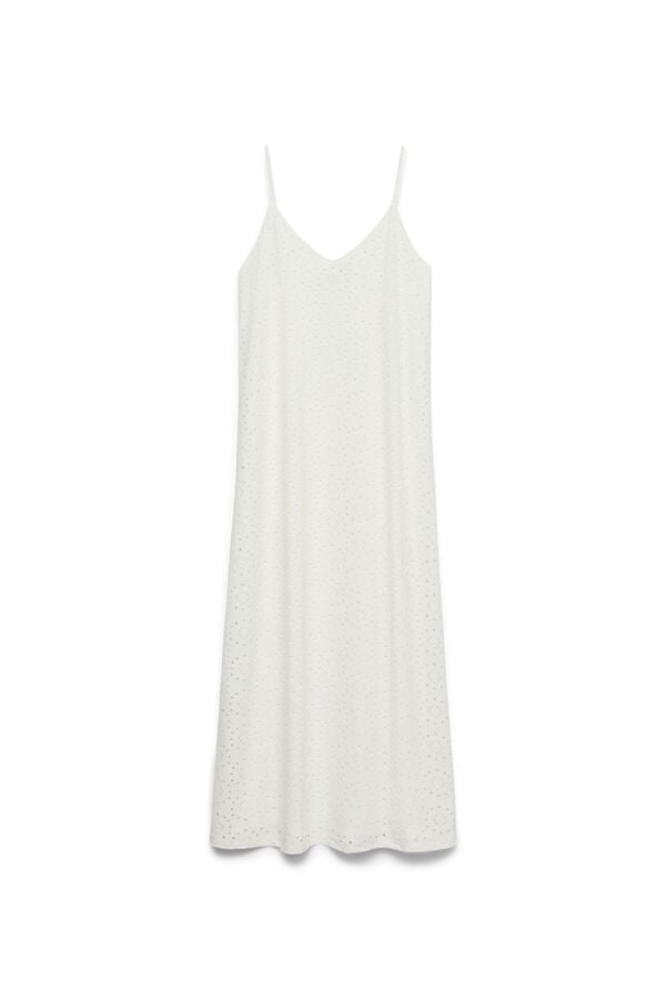 Vero Moda Vestido comprido de al&ccedil;as Branco