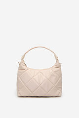 Cortefiel Bolso hombro nylon Marfil
