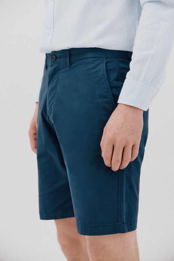 Cortefiel Bermuda chino Azul