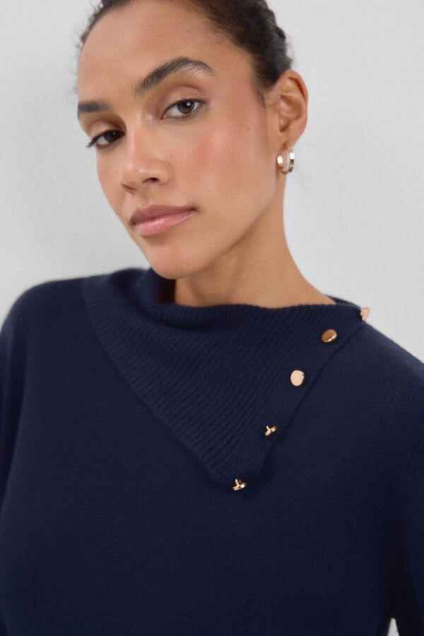 Cortefiel Jersey tacto suave Azul marino