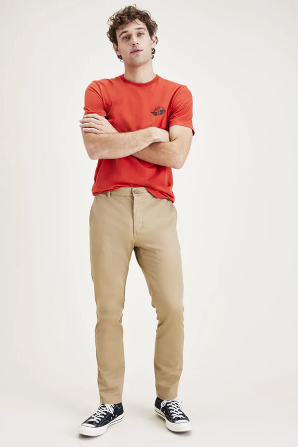 Dockers Pantalones chinos skinny fit Original Dorado