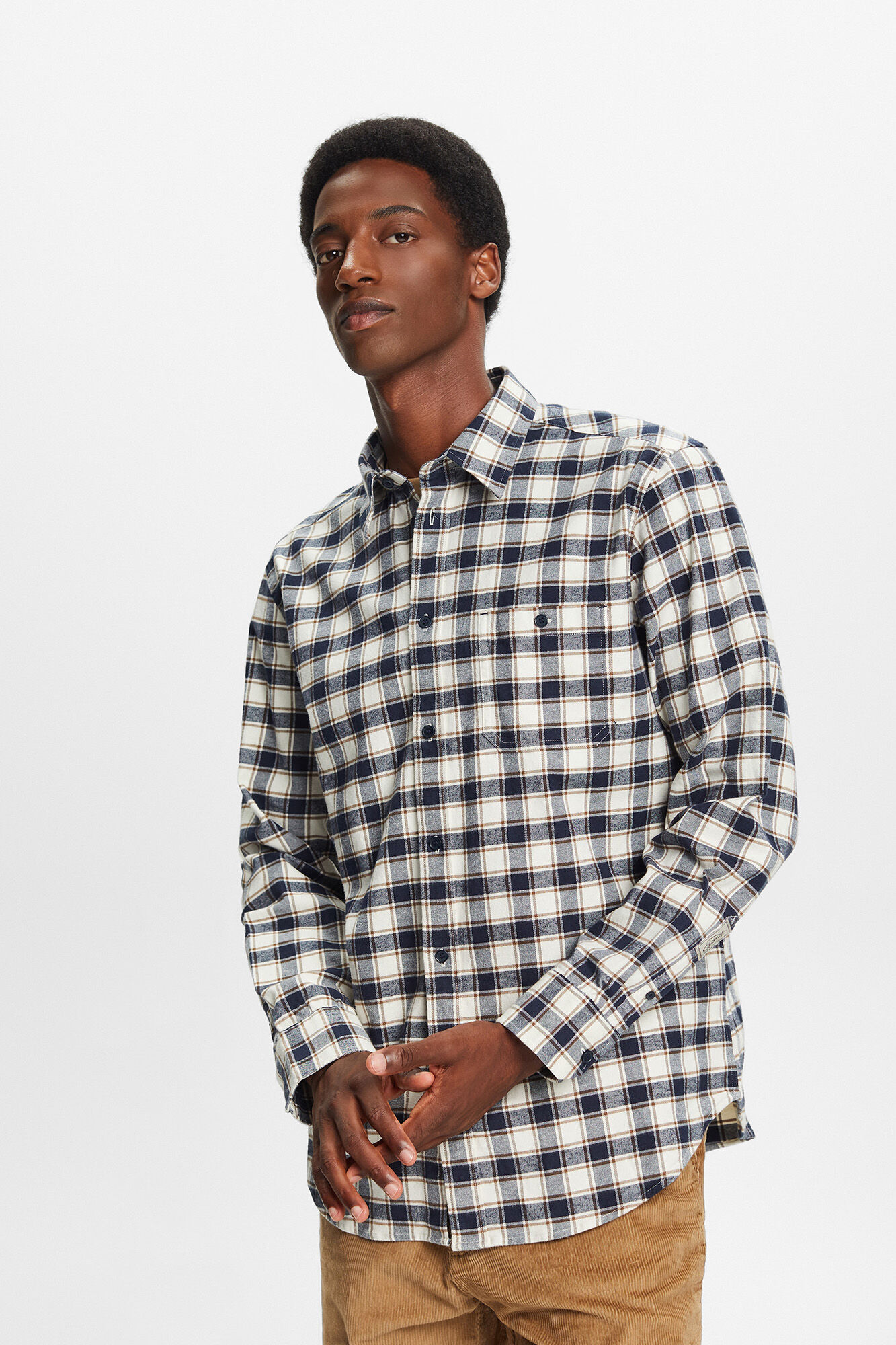 Esprit Camisa cuadros regular fit