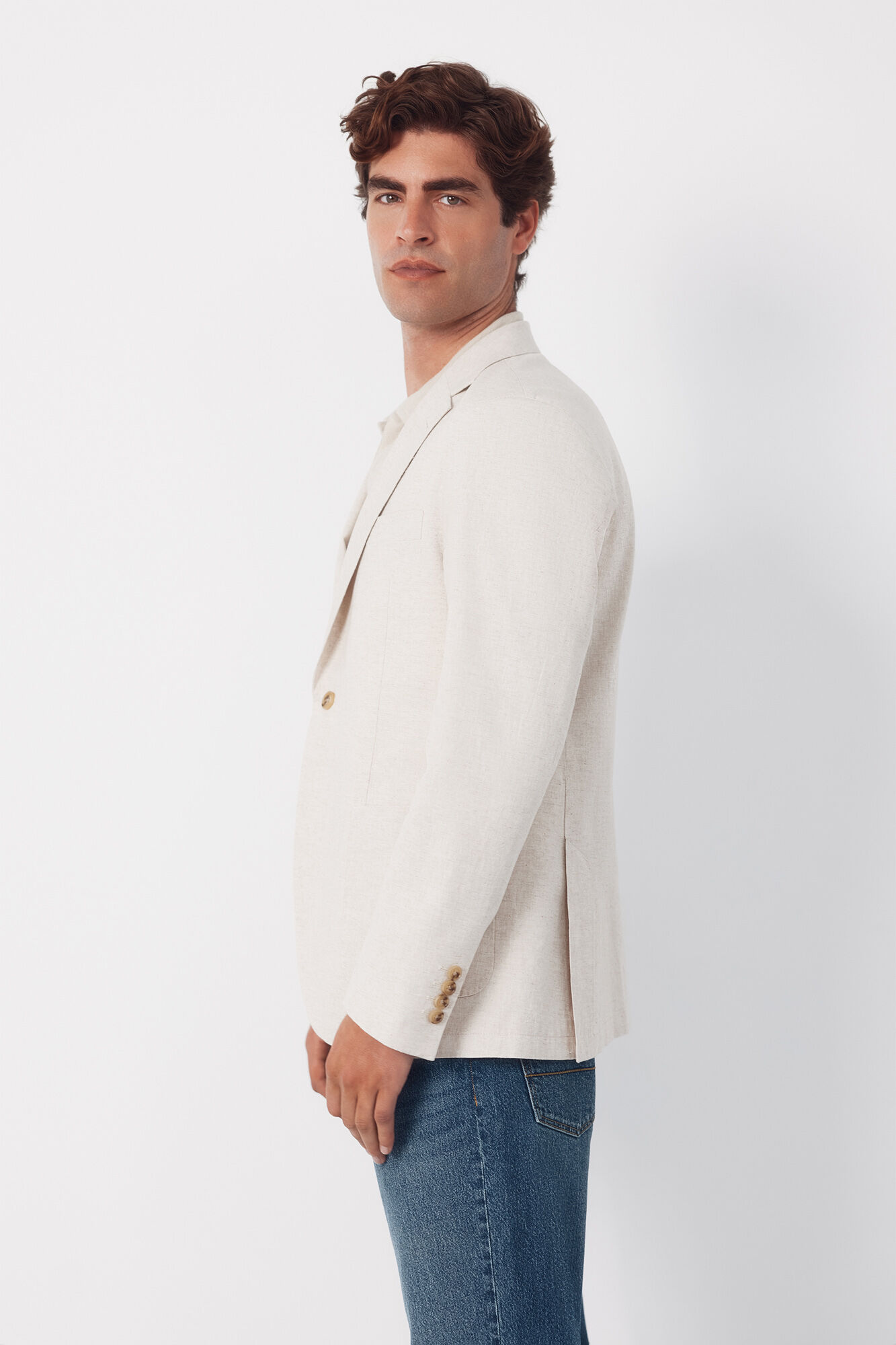Cortefiel Blazer linho