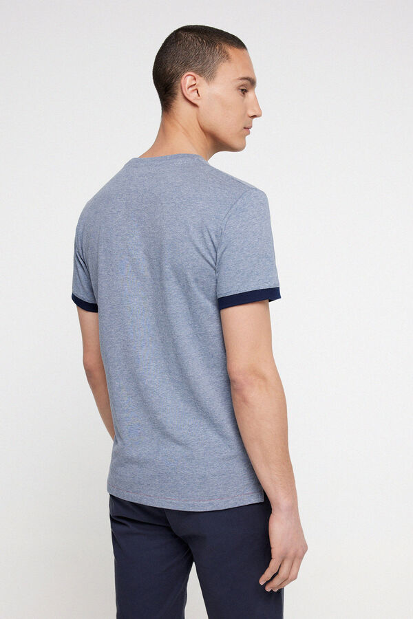 Privata Camiseta manga corta cuello redondo Azul