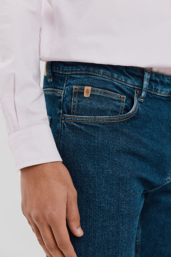 Cortefiel Jeans corte ajustado Azul