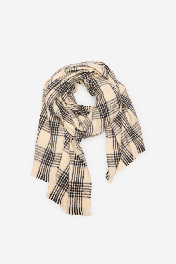 Cortefiel Cachecol com padr&atilde;o ao xadrez tartan Impress&atilde;o