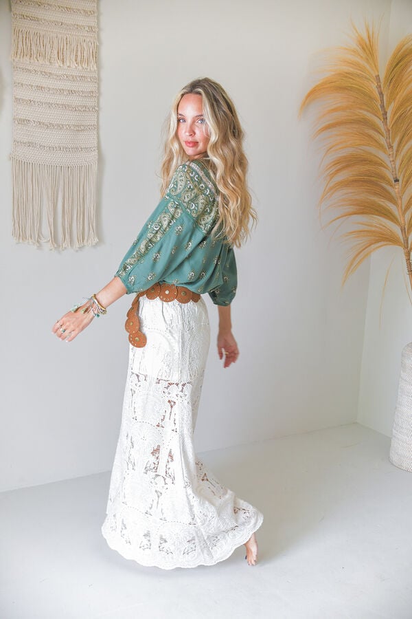 Jaase Blusa de manga comprida Verde