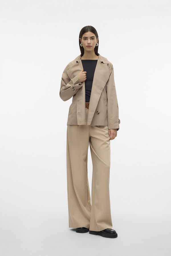 Vero Moda Gabardina corta Verde