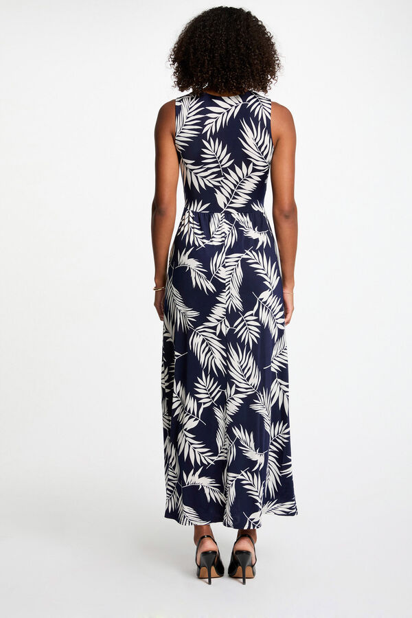 Morgan Vestido comprido reto estampado Multicolorido