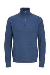Jack & Jones Camisola com fecho-&eacute;clair Azul