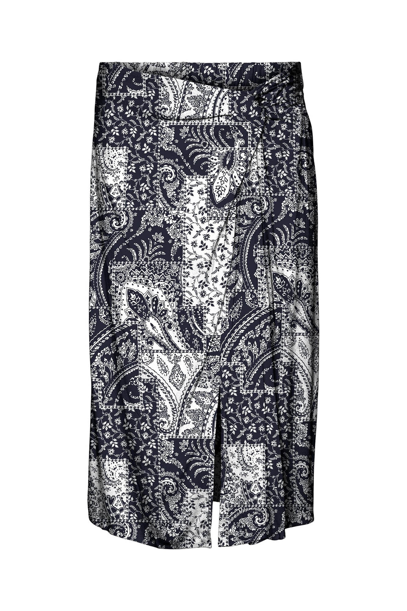 Vero Moda Saia midi estampada 