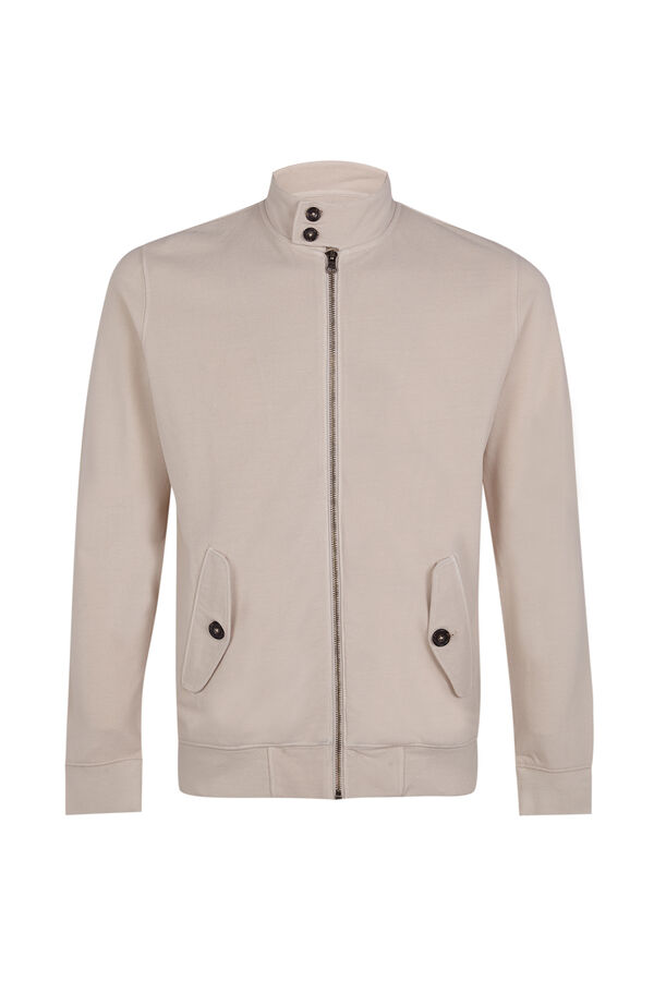 Cortefiel Cardigan lavado estruturado Tostado