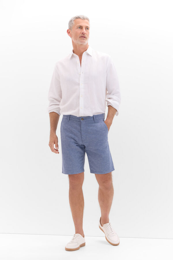 Cortefiel Bermuda chino Azul