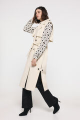 Vero Moda Chaleco largo de doble abotonadura Cinzento