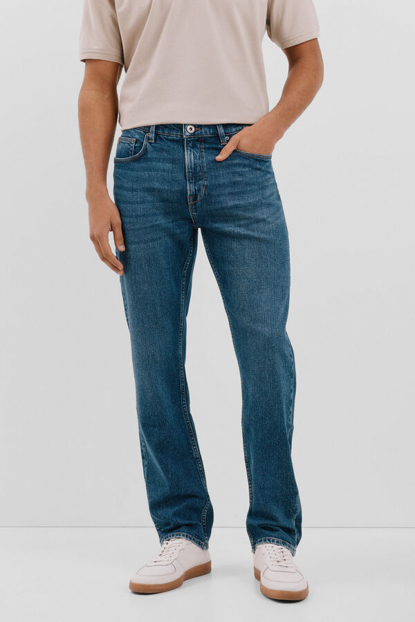 Cortefiel Cal&ccedil;a jeans cl&aacute;ssica  Azul