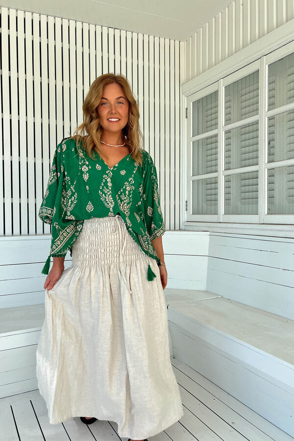 Jaase Blusa manga francesa oversize Rue Verde