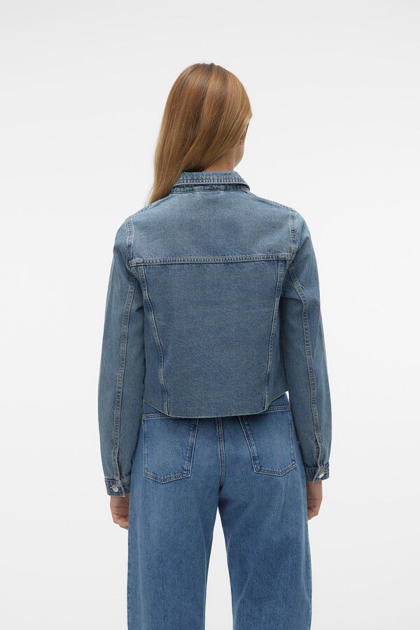 Vero Moda Blus&atilde;o ganga de manga comprida Azul