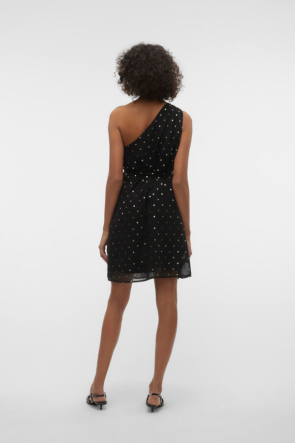 Vero Moda Vestido corto asimetrico Negro