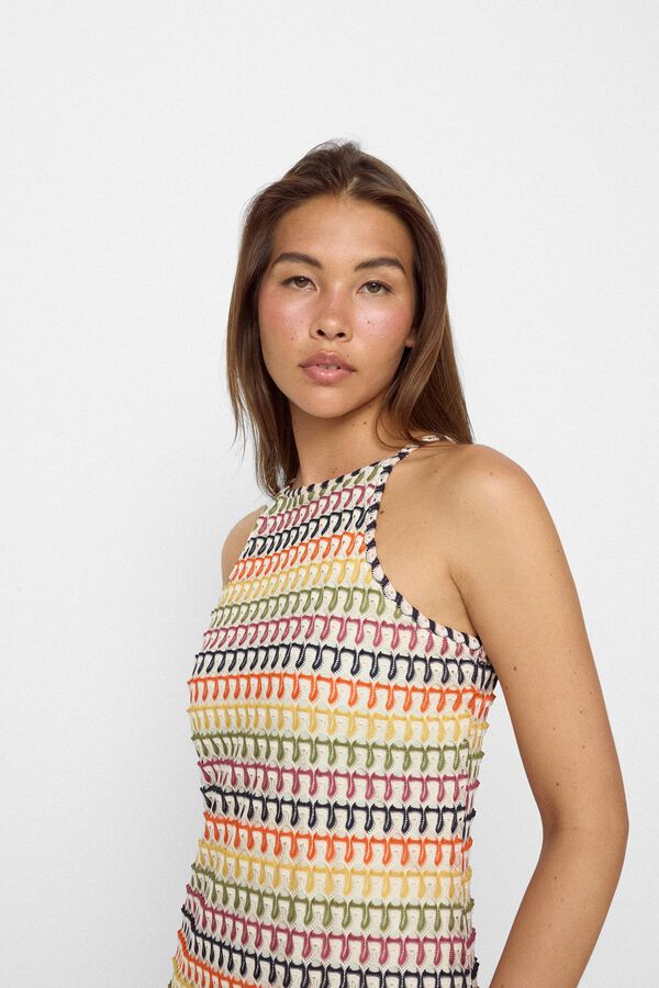 Slowlove Vestido tirantes Multicolor