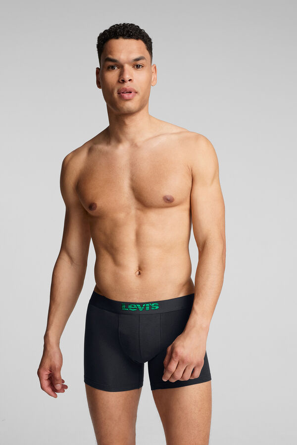 Levi's Caja de 3 calzoncillos b&oacute;xer de algod&oacute;n Levi's Verde oscuro