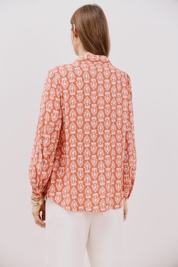 Cortefiel Camisa estampada Estampado rojo