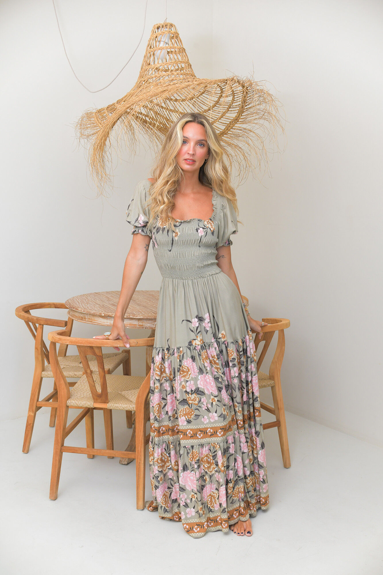 Jaase Vestido comprido Claudette