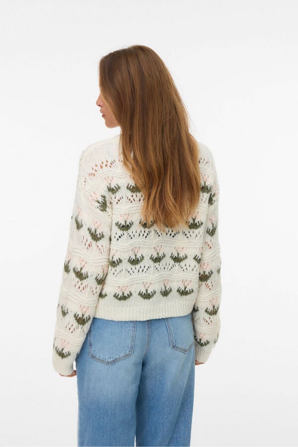 Vero Moda Jersey de punto fantas&iacute;a Beige