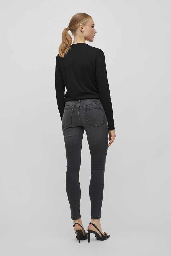 Vila Pantal&oacute;n vaquero Vila Skinny fit Gris