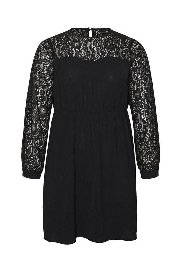 Vero Moda Curve Vestido curto de tamanho grande Preto