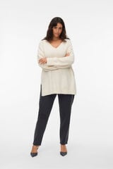 Vero Moda Curve Jersey cuello pico Curve Beige