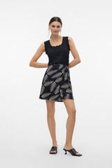 Vero Moda Saia curta cruzada  Preto