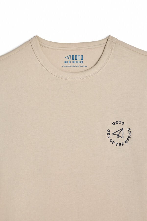 OOTO Camisola bordada avião OOTO Ecru