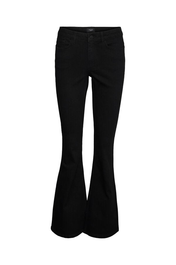 Vero Moda Jeans &agrave; boca de sino  Preto