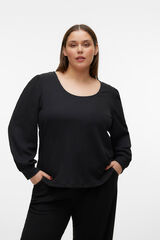 Vero Moda Curve Top de manga comprida Curve Preto