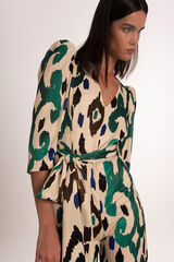 Dolores Promesas Mono estampado pierna ancha Multicolor