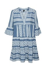 Vero Moda Vestido curto algodão Azul