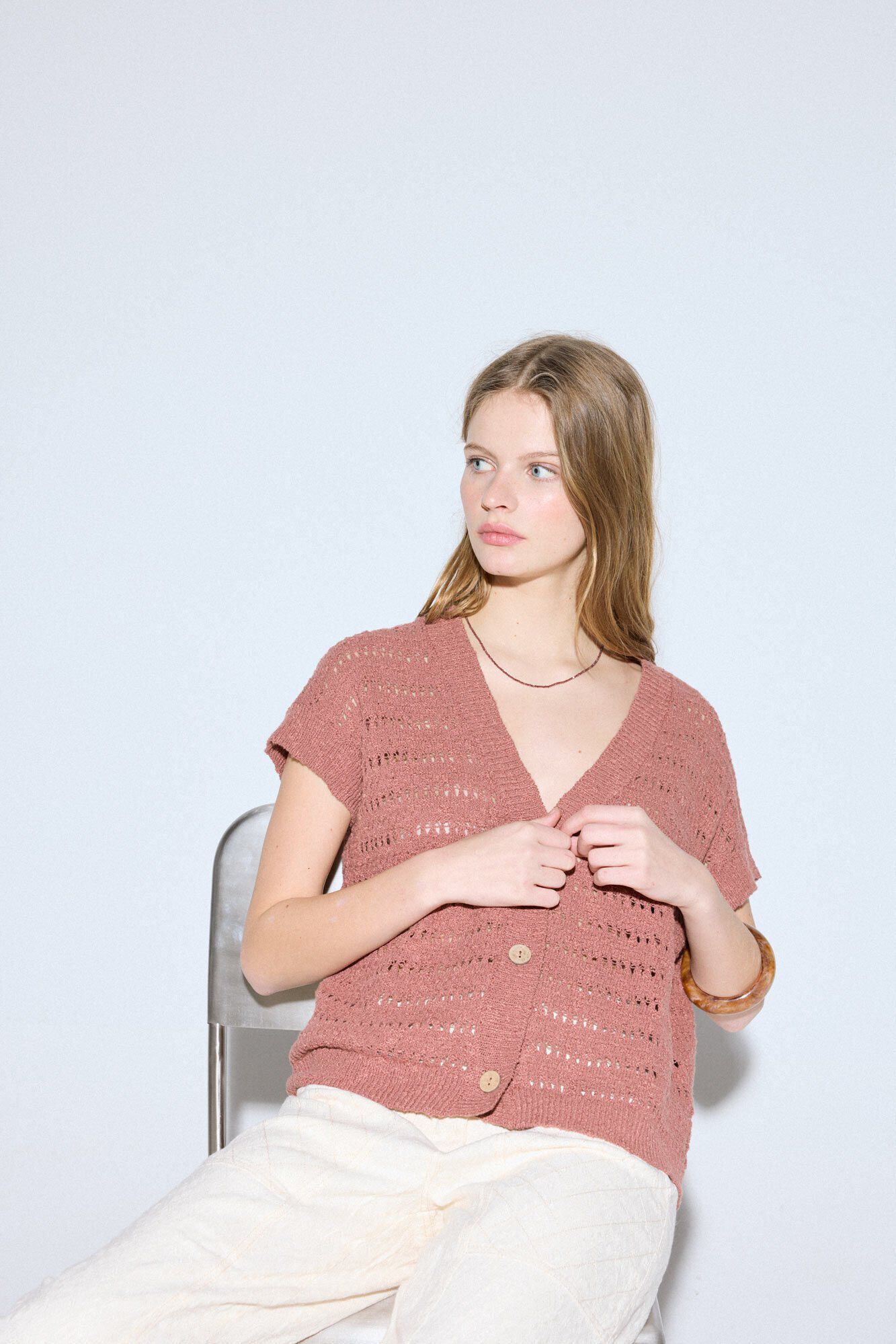 Slowlove Chaleco punto