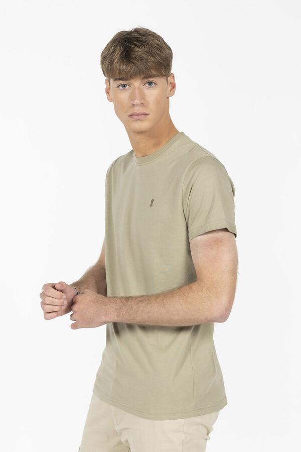 elPulpo Camiseta logo a tono Kaki