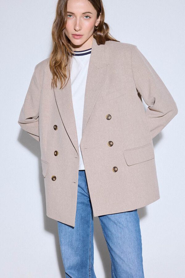 Slowlove Blazer oversize Beige