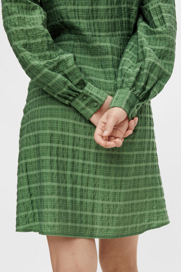 Cortefiel Vestido camisero Verde