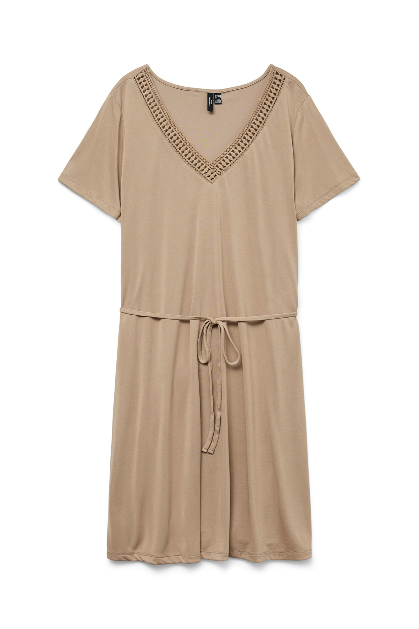 Vero Moda Curve Vestido corto con calados talla grande