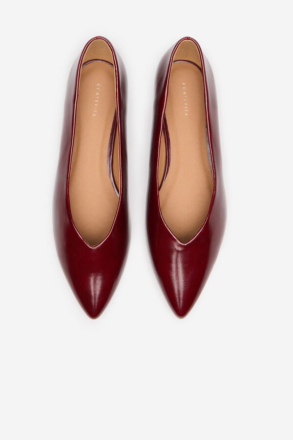 Cortefiel Zapato bailarina Granate