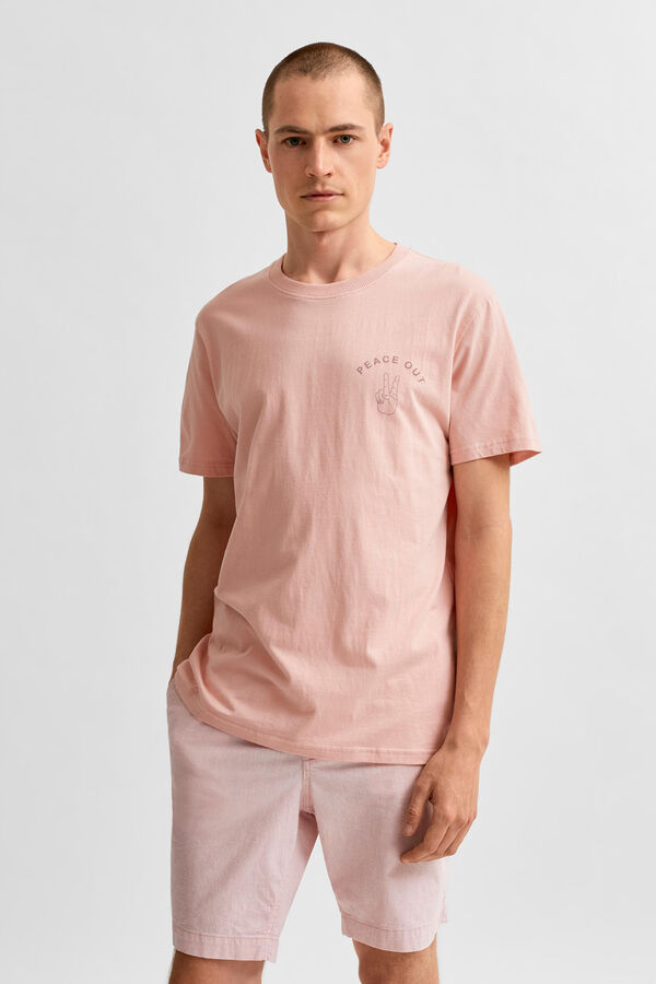 Cortefiel Camiseta pastel Rosa